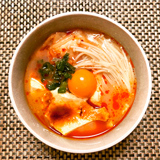 栄養たっぷりチゲスープ